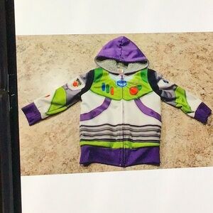 DISNEY PIXAR TOY STORY 4 BUZZ LIGHTYEAR JACKET AND TOY STORY T-SHIRT SIZE 3